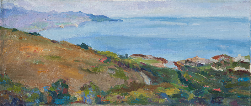 Vista desde la montaña  Port de la Selva - Gerona 